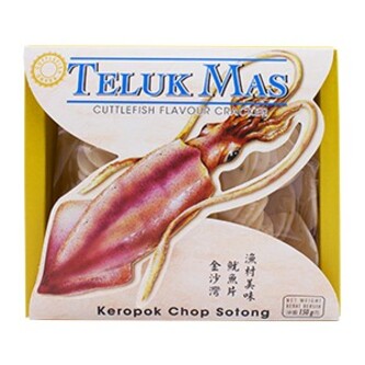 San Shu Gong Teluk Mas Cuttlefish Flavour Cracker 三叔公金沙湾鱿鱼片 150g